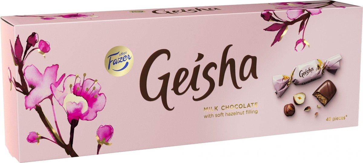 Fazer Geishaミルクチョコレート４個セット 各270g Amazon.com: FAZER Geisha 270g box (SET OF FIVE) : Grocery