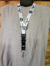 New York Jets Football Lanyard New NFL Clip Detachable ID, Fast Shipping 