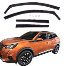 Windabweiser GP Regenabweiser Für Peugeot 2008 Ab 2020 4-Tlg Set Schwarz