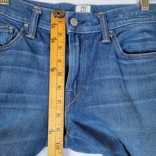 Hiroshi Kato Mens Pen Slim Straight Selvedge Denim Pants Jeans Size 30 Lake Blue - Picture 8 of 10