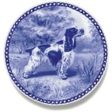 Cocker Spaniel - English - Plate made in Denmark from fine European Porcelain