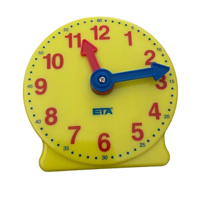 ETA Learning Resources Geared Mini Clocks 4'' 28 Available Teaching Homeschool