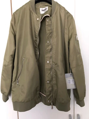 Dünne Damen  Windjacke   für  den Sommer von  TEN  117  Berlin  Gr  36-38  Grün  - Bild 1 von 4