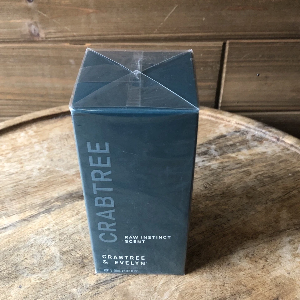 Crabtree & Evelyn Raw Instinct Scent Eau De Parfum 3.2 fl oz Terroso Ahumado Nuevo Foto 2 de 4