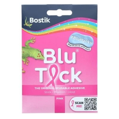 Bostik Blu Tack The Original Reusable Adhesive PINK