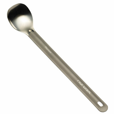 Nordisk Titanium Spoon XL langstieliger Löffel Titanlöffel Longdrinklöffel Titan
