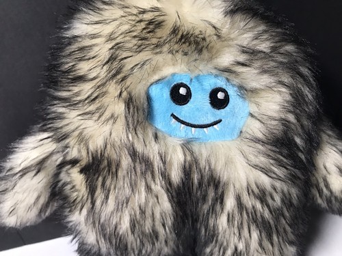 Multipet Yeti Betty Plush Monster with Squeaker Dog Toy (10")- - Picture 2 of 5