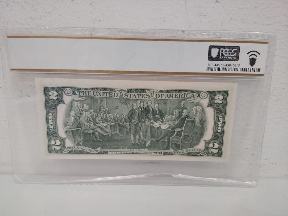 $2 1976 Federal Reserve Star Note Atlanta Gem Unc. 65PPQ - Image 4 of 4