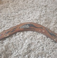 Vintage Wooden Boomarang Rare