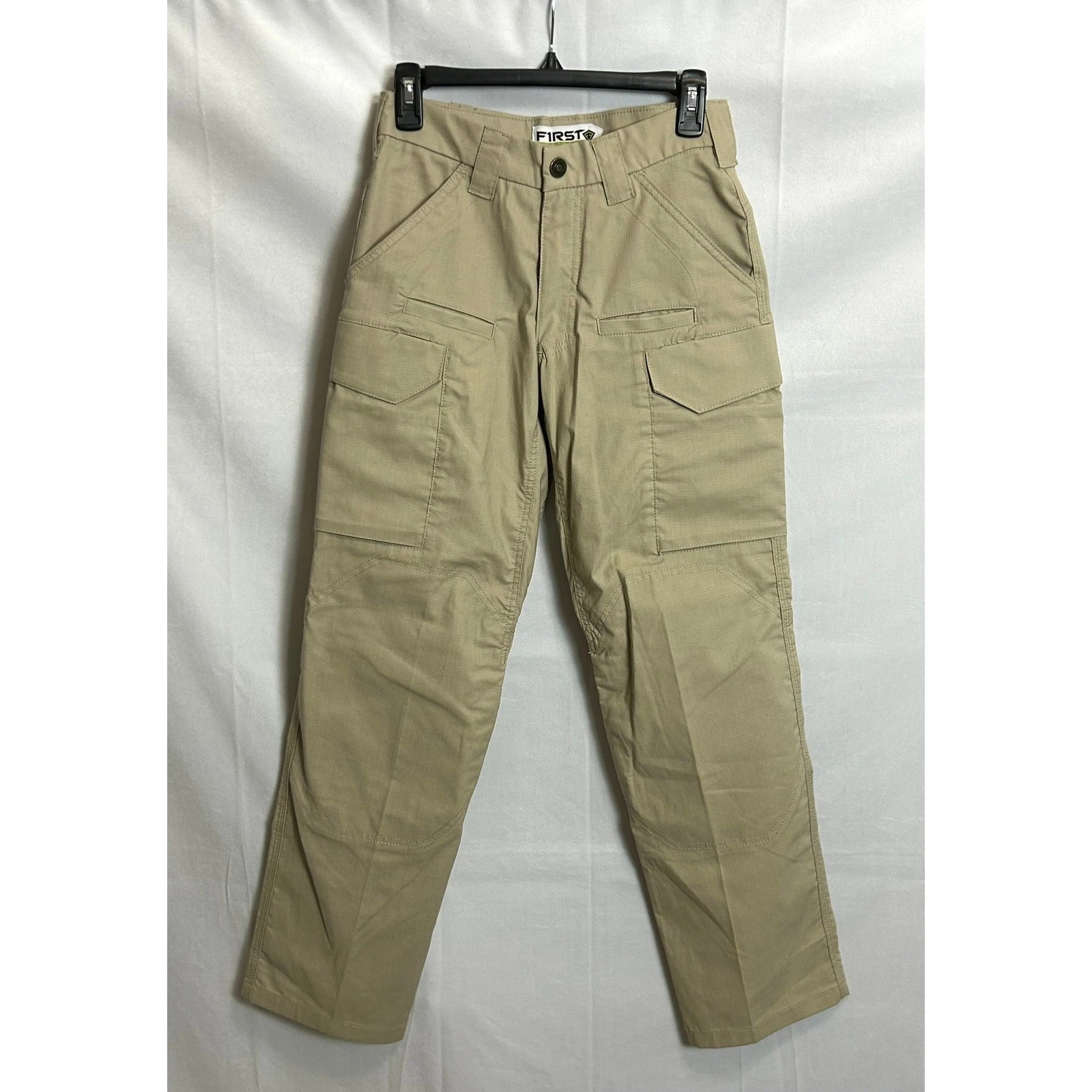 First Tactical V2 Mens Ripstop Cargo Pants Khaki Tan 28x30 Tactical Utility Duty