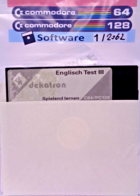 COMMODORE 64/128 -- ENGLISCH TEST III (DEKATRON - DISK)