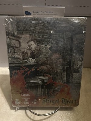 New Sealed Angel Heart 4K SteelBook UHD Blu-ray [1987] Ships Next Day - DAMAGED