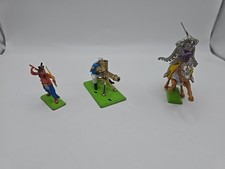 Vintage Britains Deetail Gatling Gun Britains Knight Britains Indian