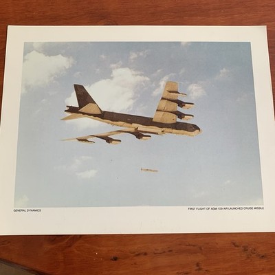 General Dynamics Tomahawk Cruise Missile AGM-109 1st Flight Collection Prints