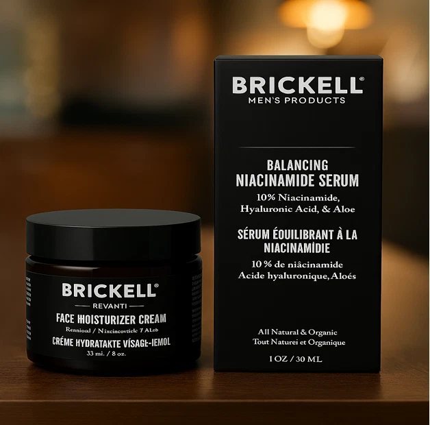 Brickell Mens Niacinamide Serum & Anti Aging Cream -Both New & Sealed
Opens in a new window or tab