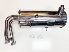 Stainless Exhaust Muffler for Kawasaki Mule 3000 3010 3020 4000 4010 1993-2017