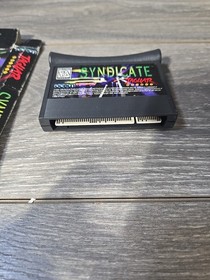 Syndicate (Atari Jaguar, 1995) Game And Damaged Box Only [Tested & Working]