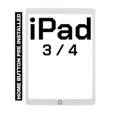 iPad 3 / iPad 4 Digitizer  Home Button White 