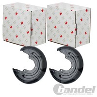 2X NK Spritzbleche 294Mm Bremsscheiben Hinten Beidseitig Passend FÜR VW