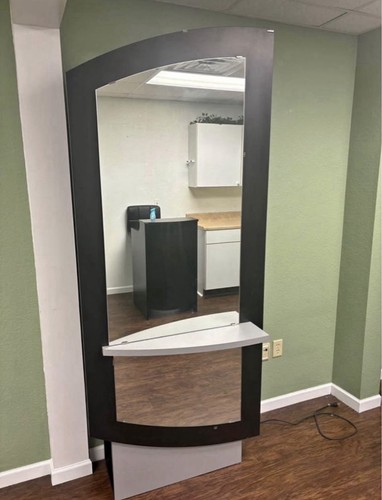 Collins Klips Formula Styling Station w/ Mirror & Drawers, Black/Gray