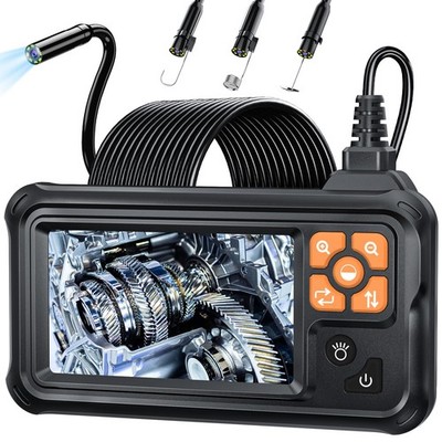 16.5FT Industrial Endoscope Borescope Camera with Light, 4.3'' LCD Display