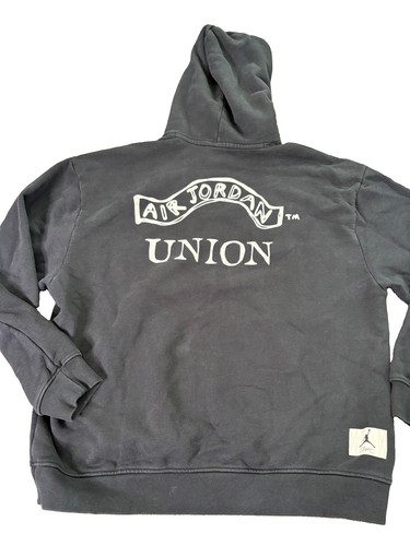 Jordan x Union LA Men's Fleece Hoodie Black IB5116-010 XL Brand New W/ Tags