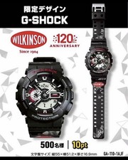 Unopened CASIO G SHOCK GA 110 1AJF WILKINSON 120th Anniversary Collaboration Lim