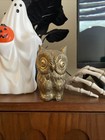 Vintage Mid-Century Modern Solid Brass Owl Decorative Figurine or Paperweight GC — photo 8