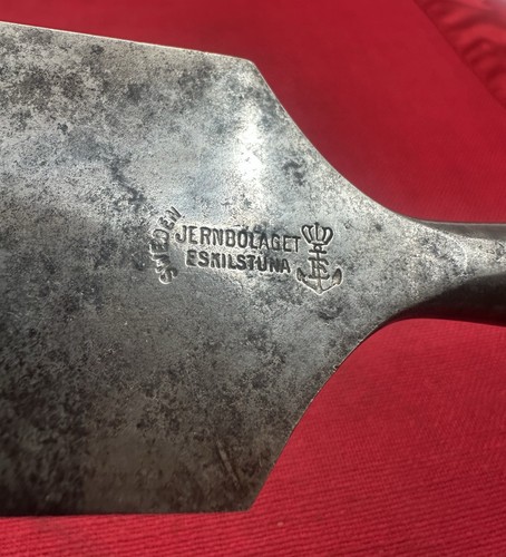 Corona de anclaje cincel de enchufe biselado vintage Jernbolaget Eskilstuna 1 3/4" Suecia - Imagen 3 de 6