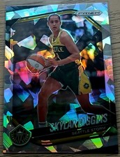 2025 Panini Prizm WNBA Skylar Diggins #123 Silver Ice Prizms Seattle Storm