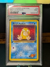 2000 Gym Challenge Misty's Psyduck 1st Edition #90/132 PSA 9 on eBay