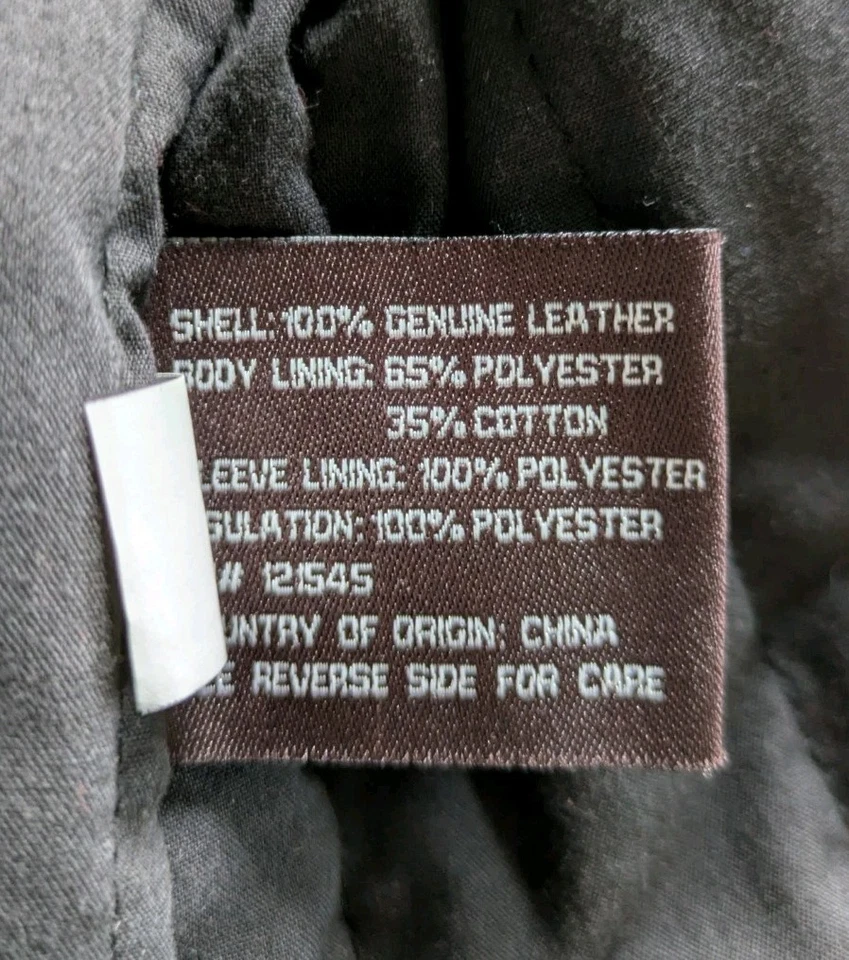 Michael Kors Men's Genuine Leather Moto Racer Jacket - XL - Image 3 of 4