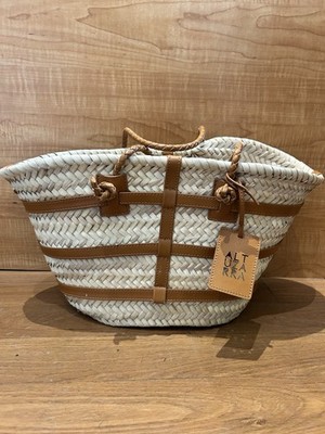 Altuzarra Watermill Raffia Tote Bag