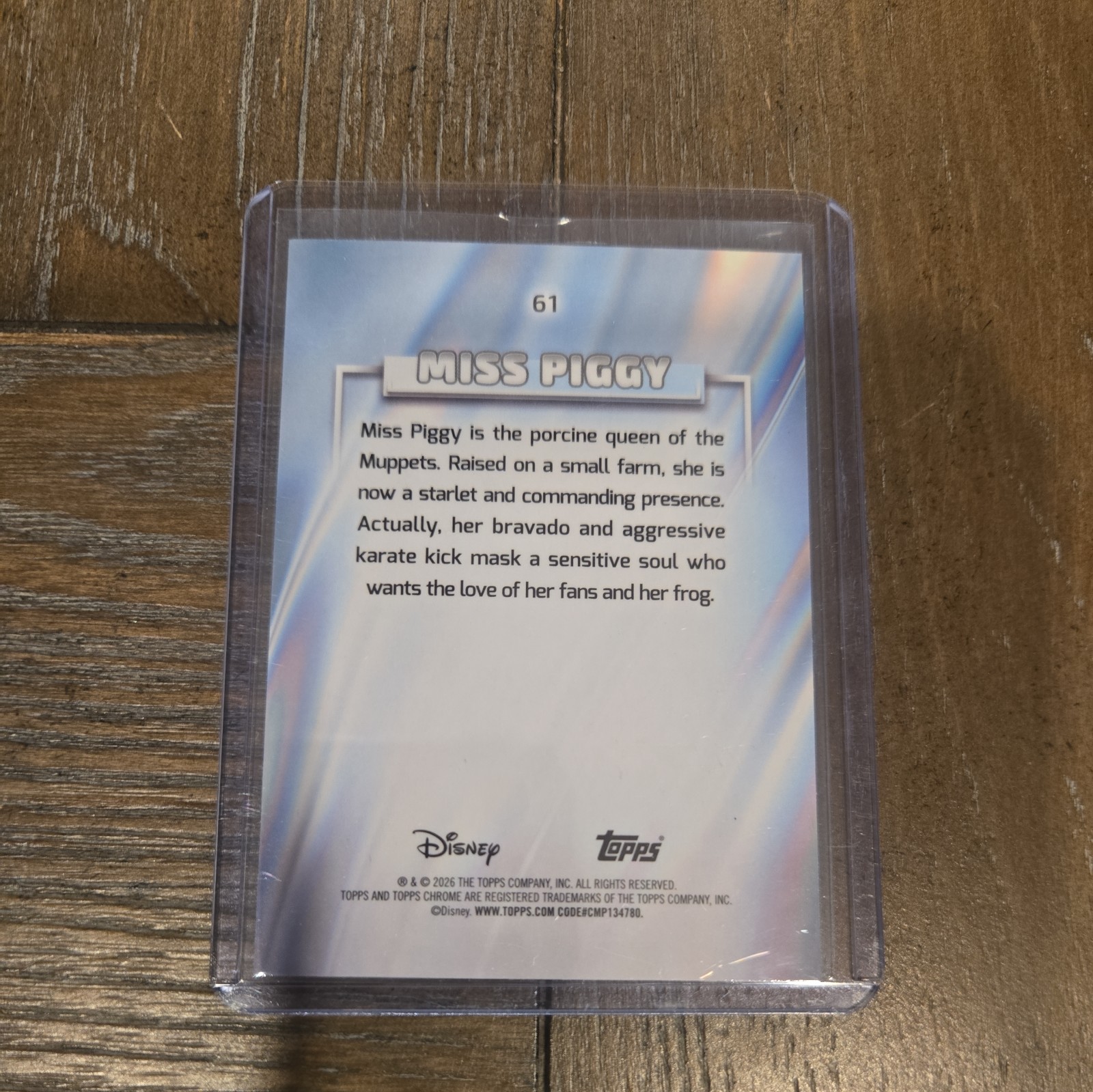 2026 Topps Chrome Disney - Checker - Miss Piggy | eBay