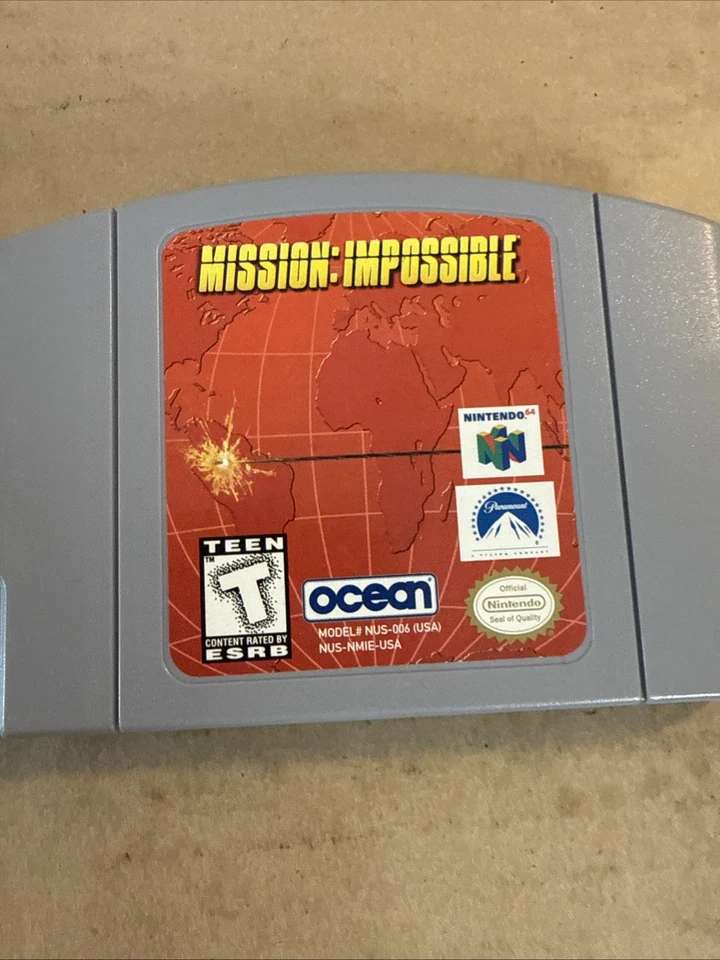 Mission: Impossible (Nintendo 64) Authentic N64 - Tested Authentic Video Game - Image 2 of 4