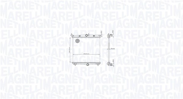 Magneti Marelli KüHler WasserküHler FüR Peugeot 208 II 1.2 Puretech 75-image