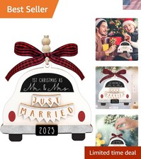 First Christmas Married Ornament 2025, Our As Mr and Mrs,...