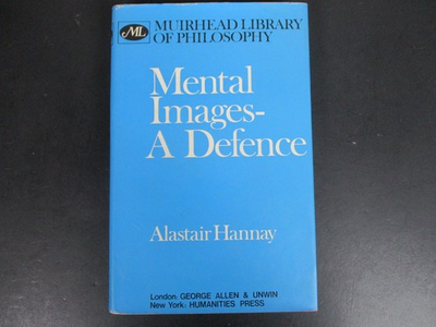 #ad Mental Images A Defence Alastair Hannay 1971 First Edition Philosophy Allen $11.96