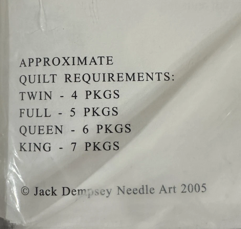 Lot of 4 Jack Dempsey NeedleArt Quilt Blocks Butterfly 18" Stamped Squares #347 - Image 4 of 4