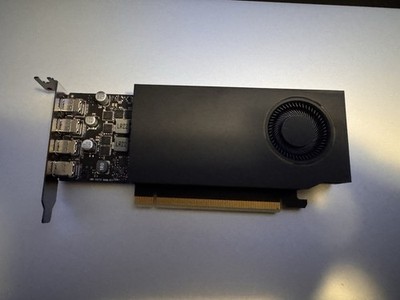 NVIDIA RTX A400 4GB GDDR6 Professional Workstation Graphics Card 4x Mini DP