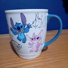 Disney Store Classics Stitch & Angel Sketch Mug New never used 
