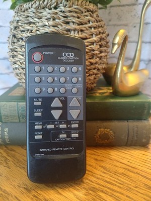 Genuine CCD Closed Caption Decoder 076R074050 Replacement OEM Tv Remote  UNTESTE