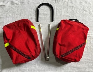 Carry Freedom Limpet Front Panniers Bike packing for rackless suspension fork