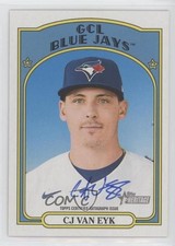 2021 Topps Heritage Minor League Edition Real One CJ Van Eyk #ROA-CV Auto 0l2