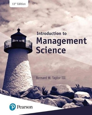 Introduction to Management Science by Bernard Taylor (English) Hardcover Book