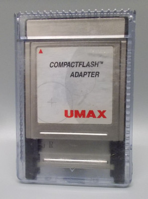 UMAX Compact Flash Adapter, Karten Typ I, PCMCIA Type II/III Schacht. #K-500-17