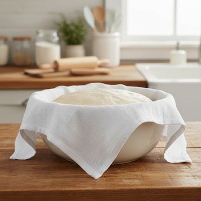 Eco-friendly 2 Pack Flour Sack Kitchen Towels - Ideal for Crafts and Baking