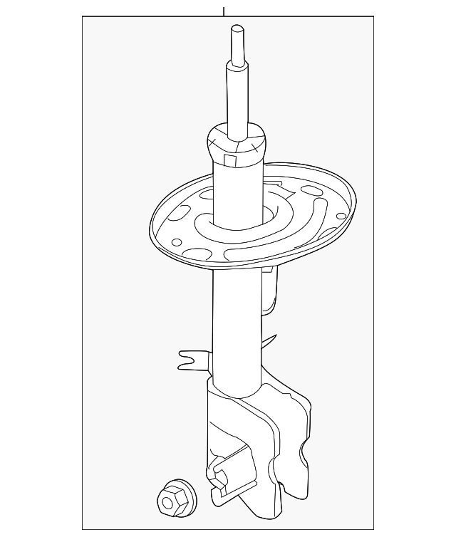 Genuine Nissan Suspension Strut E4302-9NH0C