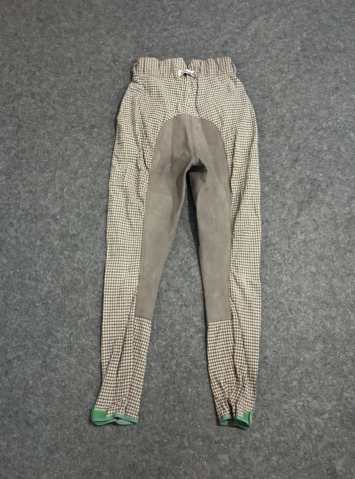 Pantalones de equitación Cavallo talla 23x28L marrón a cuadros Foto 2 de 4
