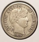 1910-S BARBER DIME -- nice Very Fine (VF)